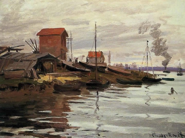 Claude Monet The Seine at Le Petit Gennevilliers